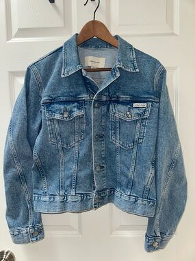 Calvin Klein Light Blue Washed Denim Jacket